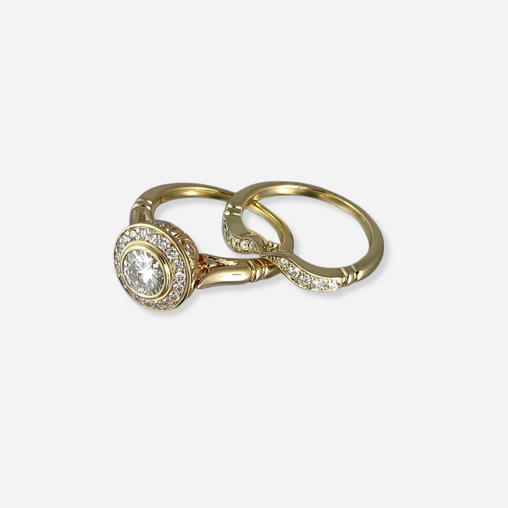 Angelique Vintage-ring med zirkonia