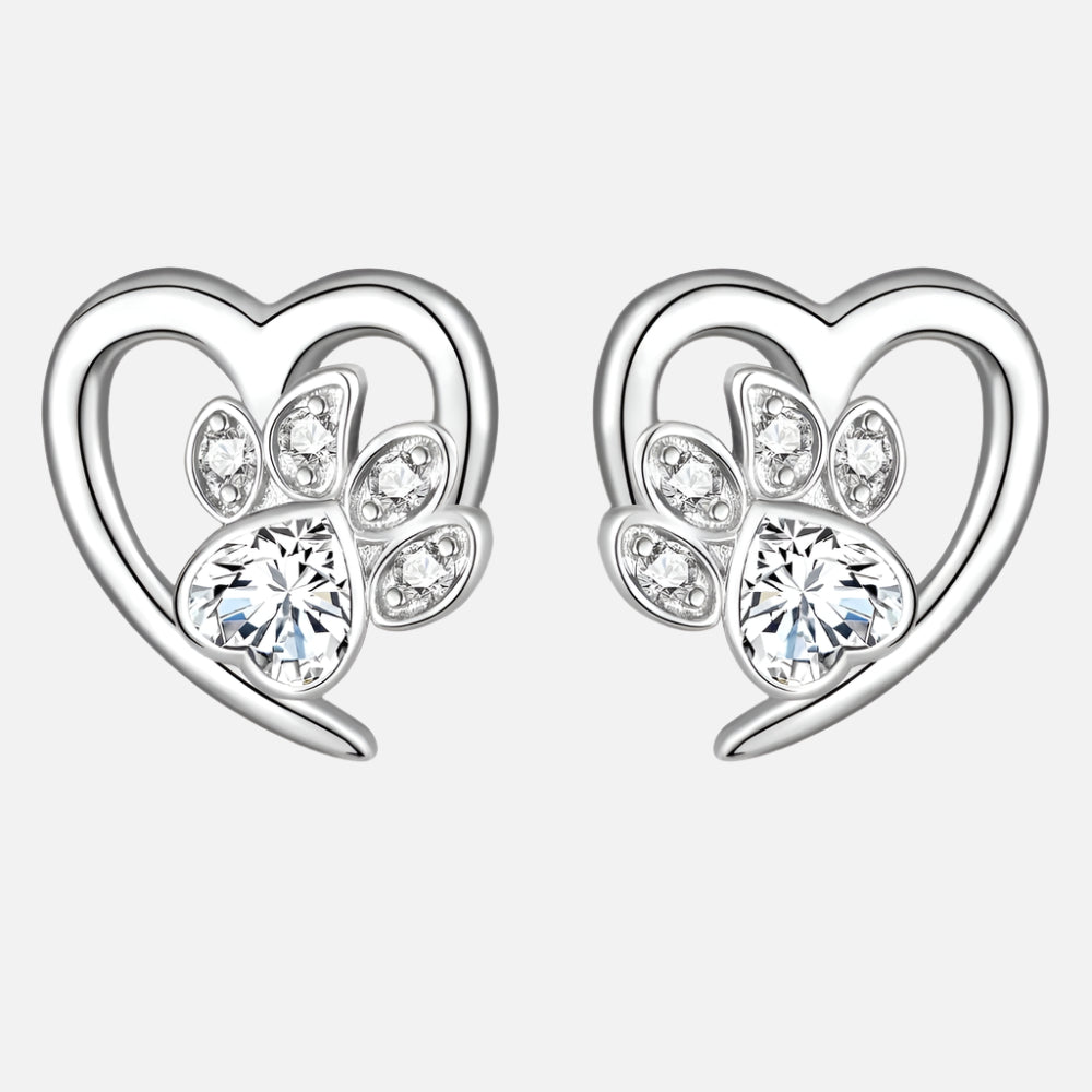 Pote- og Hjerteøreringe med Zirconia