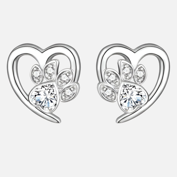 Pote- og Hjerteøreringe med Zirconia