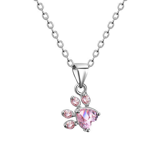 Rosegull Pote Smykkesæt – 4 Dele med Zirconia Hjerte (Ring, Halskæde,Øreringe, Armbånd)