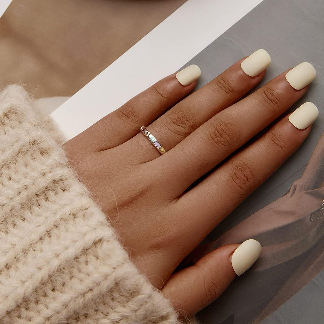 Sterling Sølv Ring med Pote Design