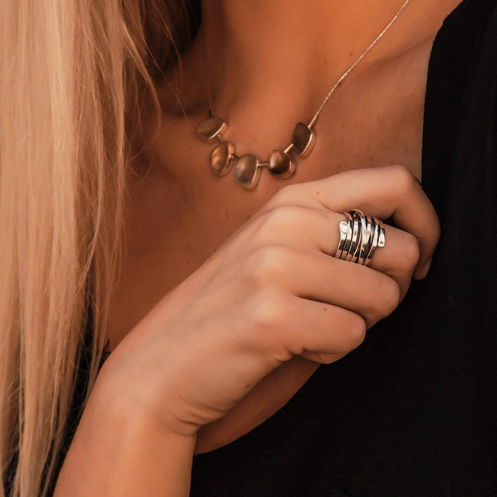 Bliss - Vintage Tyk Lag Sølv Ring