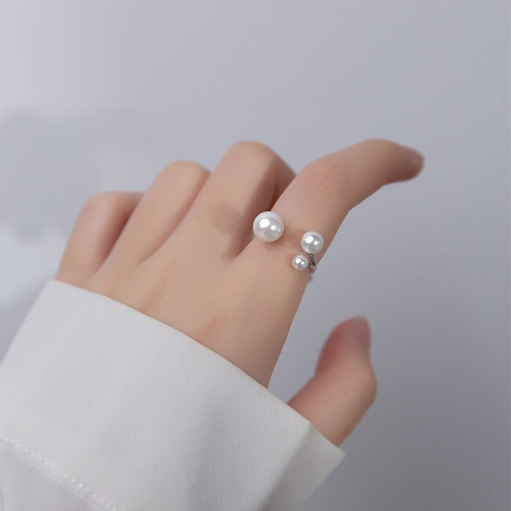 Tilpasselig Trio Perle Ring