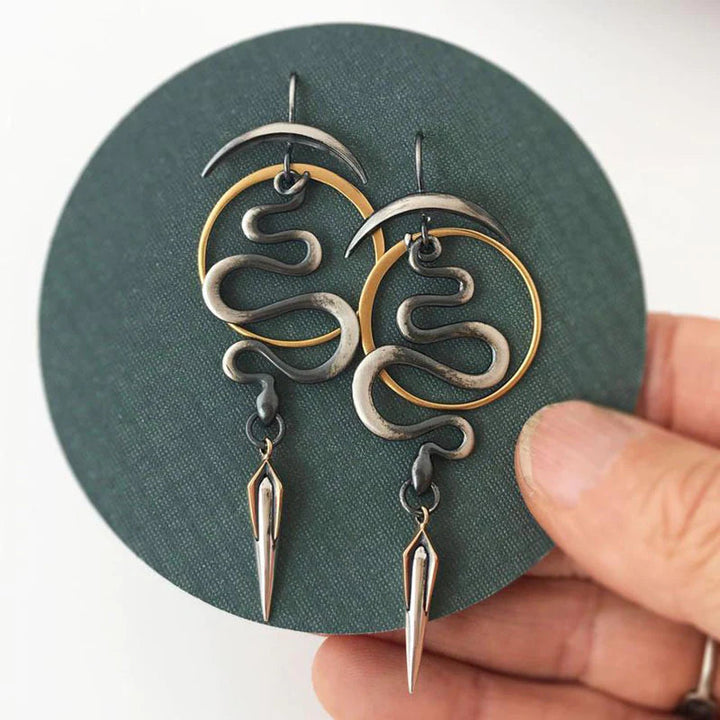 Uregelmæssige geometriske spiraløreringe Serpentine