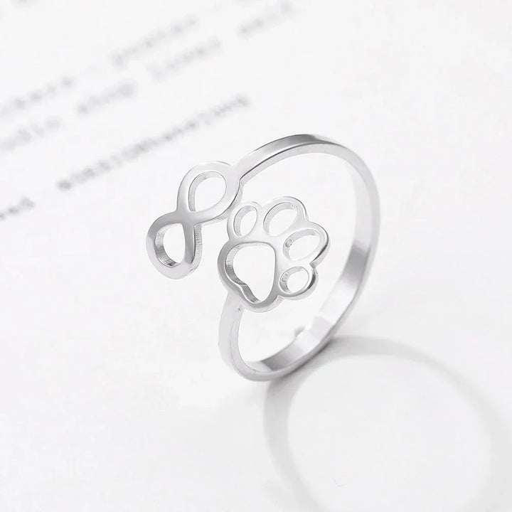 Justerbar uendelighed Pote Ring – Rustfrit Stål