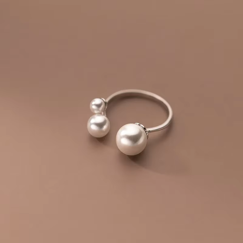 Tilpasselig Trio Perle Ring