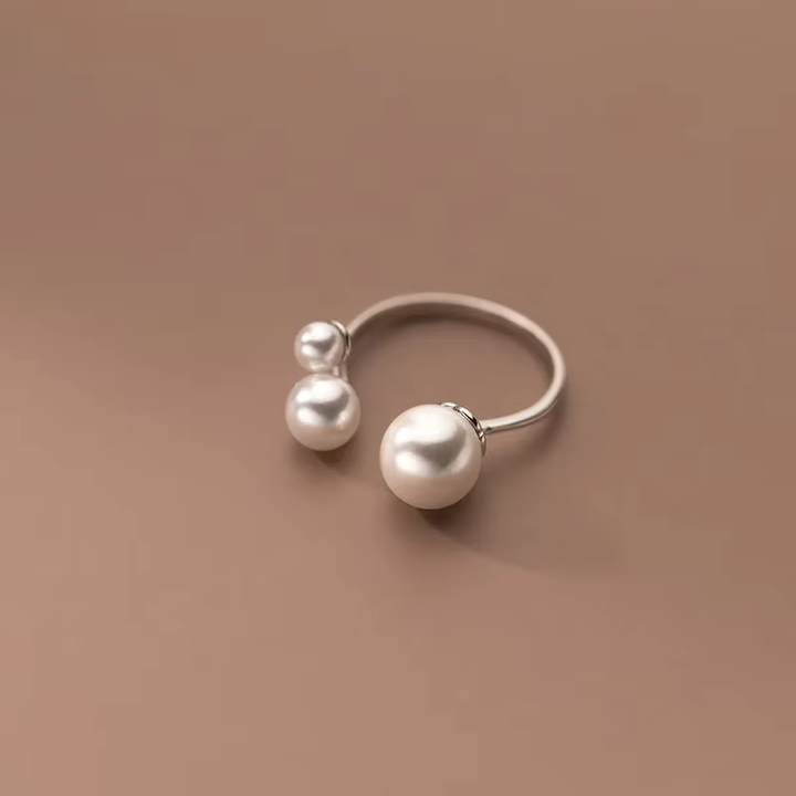 Tilpasselig Trio Perle Ring