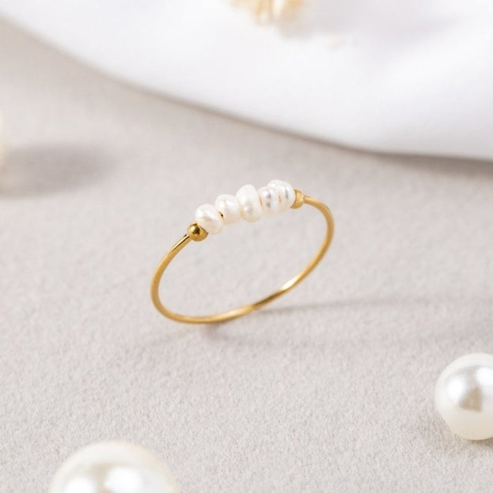 Grace - Sødvandsperle Ring
