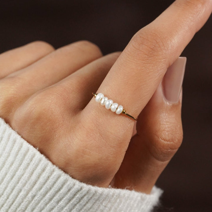Grace - Sødvandsperle Ring
