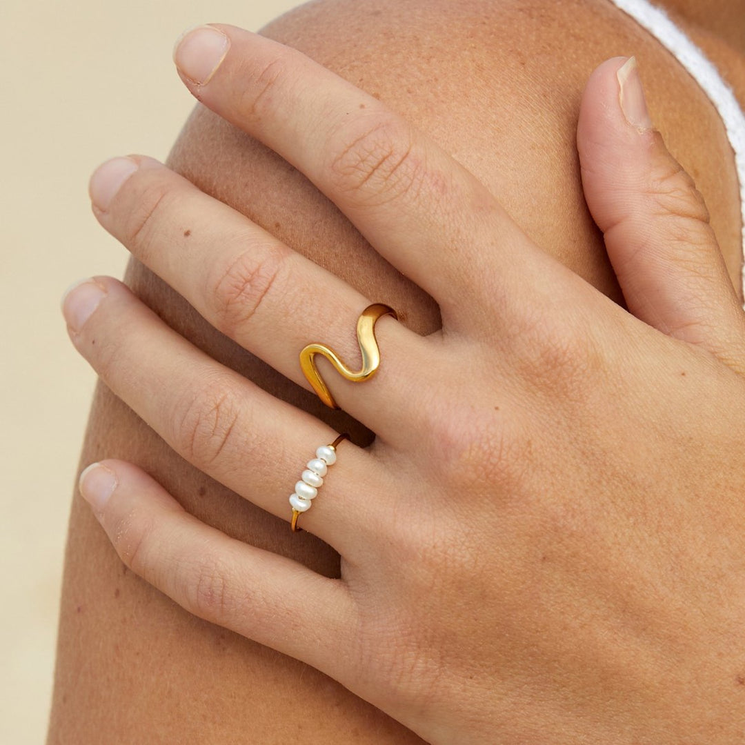 Grace - Sødvandsperle Ring