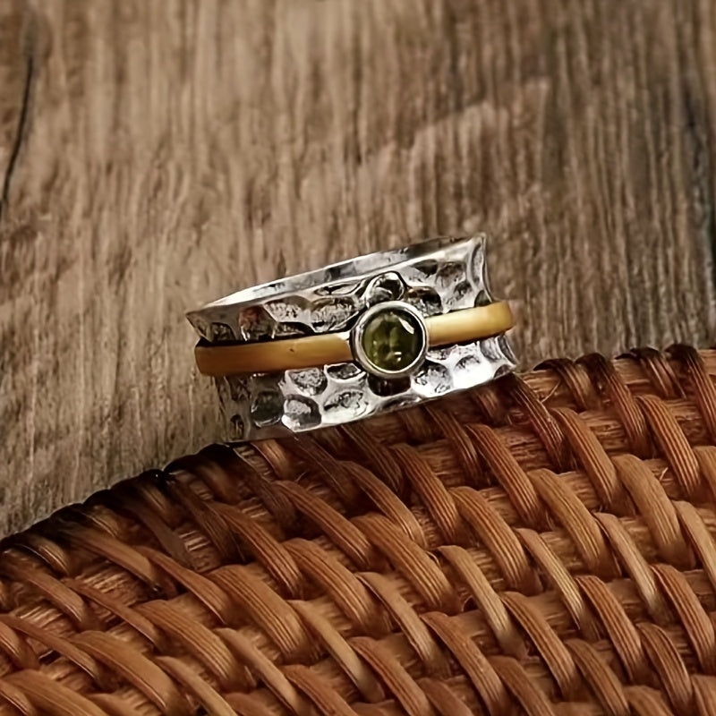 Elegant Grøn Zirkonia Ring