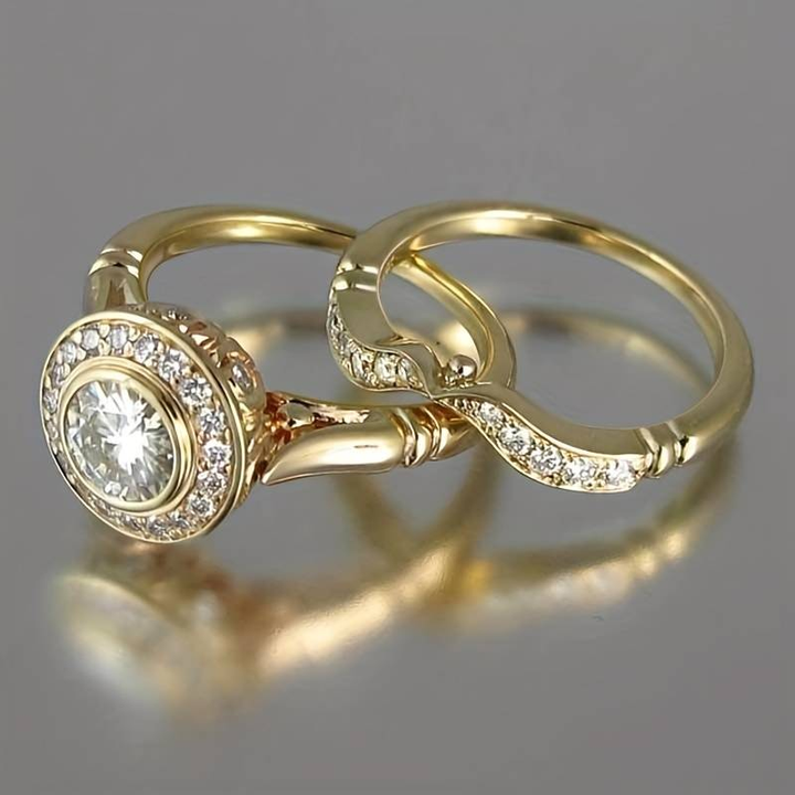Angelique Vintage-ring med zirkonia