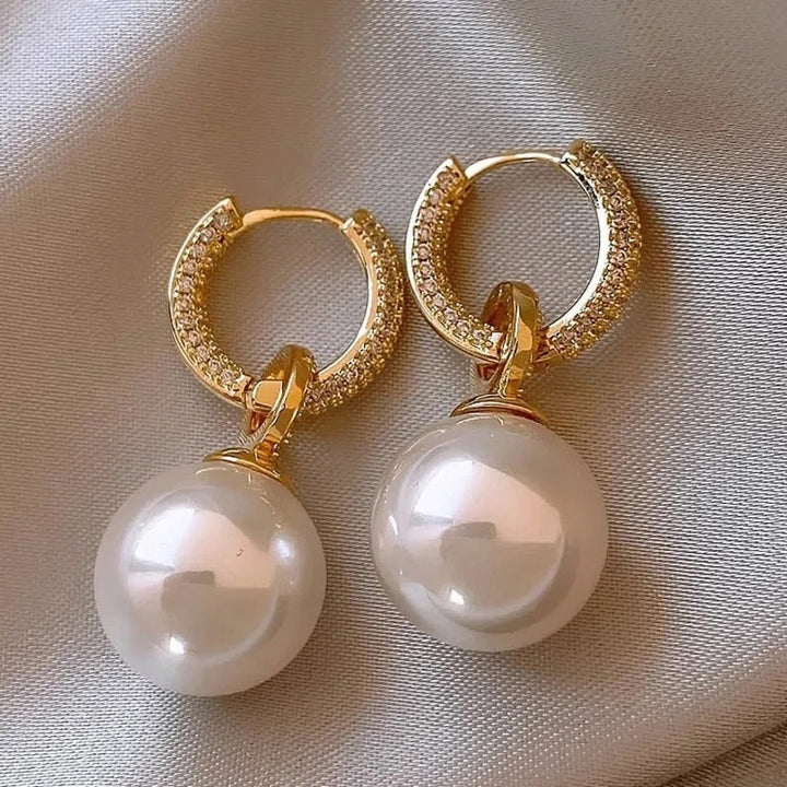 Elegante Perleøreringe
