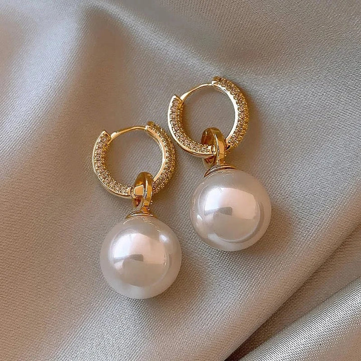 Elegante Perleøreringe