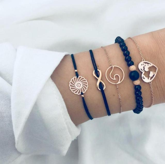 Joy - Unik 5-Pak Premium Armbånd